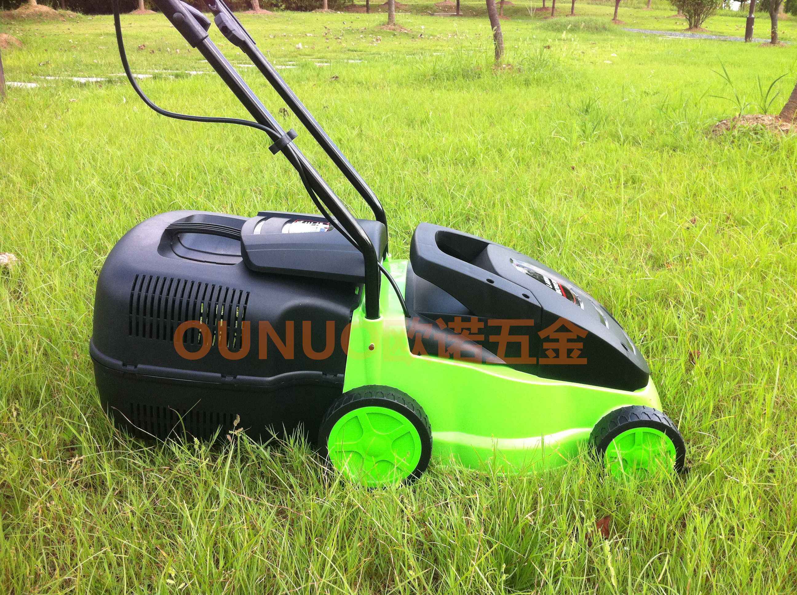 电动手推割草机电动手推草坪机家用电动割草机1000W园林机械