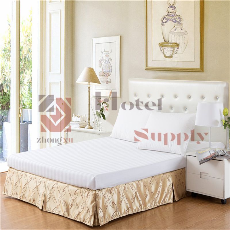 Hotel hotel bedding mass distribution of hotel special bed skirt bed cover hotel room bed set bed skirt single piece full figure