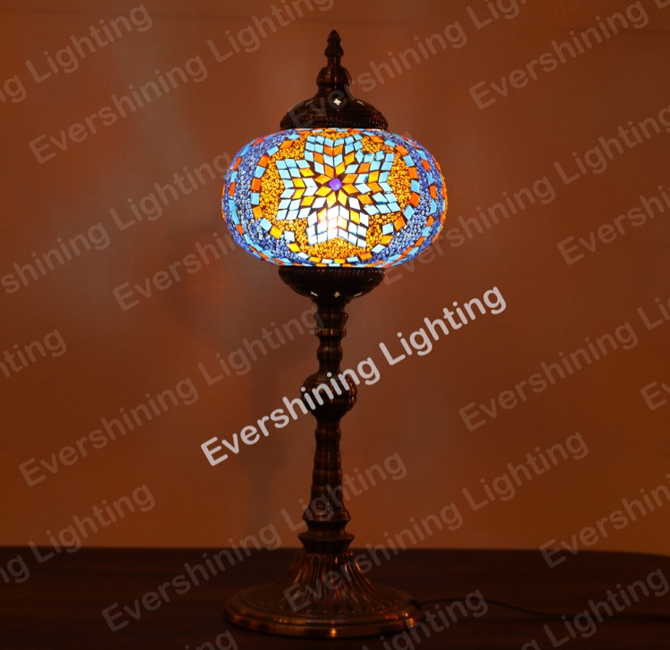 Turkish Mosaic lamp decorative lamp large shade series thumbnail