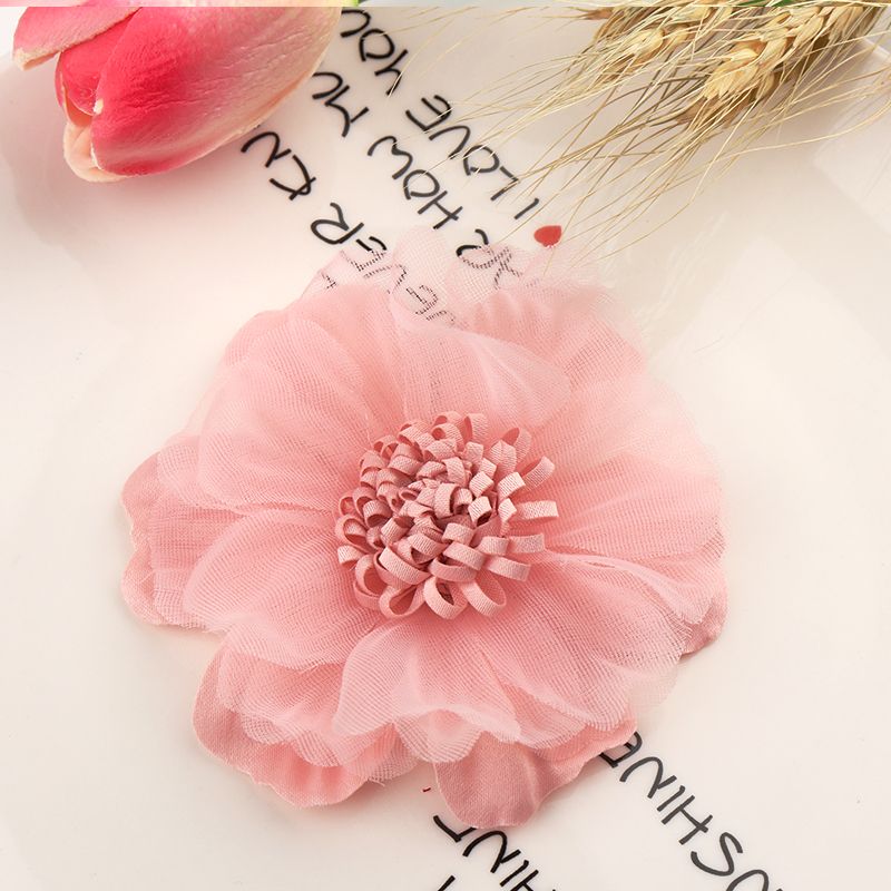 产地货源超纤绢纱仿真布艺花diy配件辅料鞋包沙滩鞋配饰材料批发详情图7