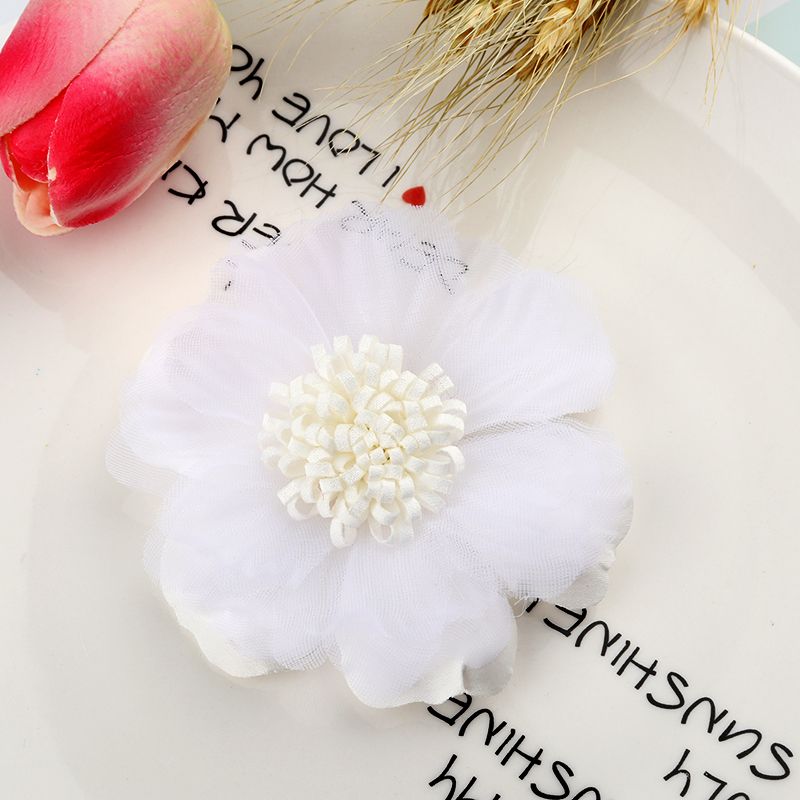 产地货源超纤绢纱仿真布艺花diy配件辅料鞋包沙滩鞋配饰材料批发详情图4