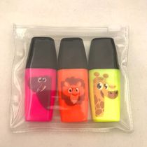 Printed mini highlighter set is available for custom designs