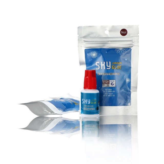 SKY Odorless false eyelash extension Special Quick-drying Glue, 10G dilute glue imported from South Korea, special eyelash extension glue for eyelash extension shops, exclusively for export