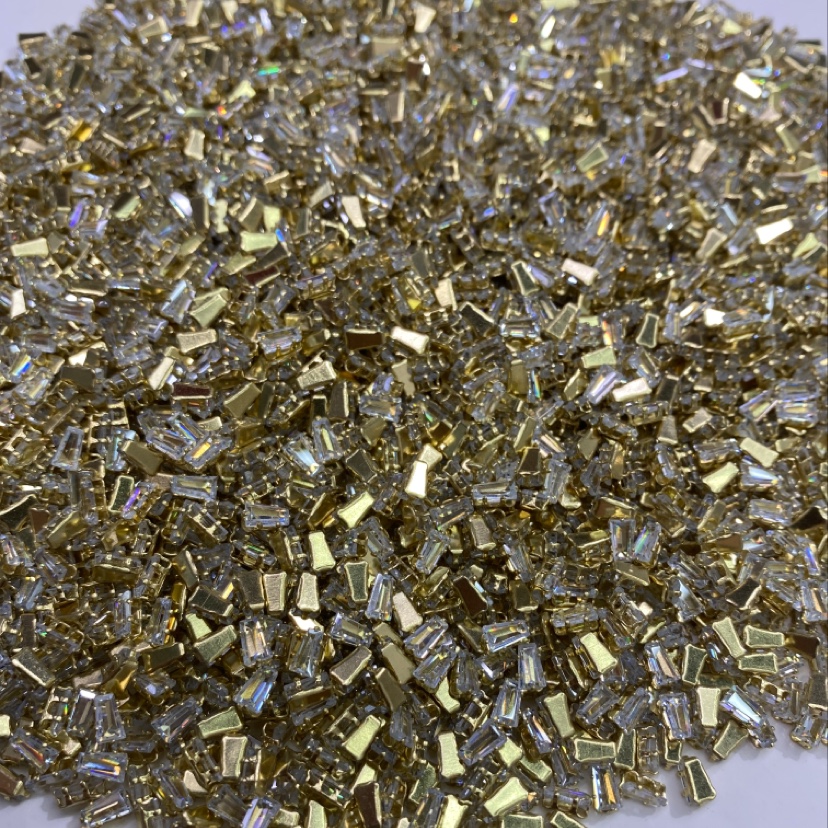 2×3×5 trapezoidal square claw zirconium details Picture