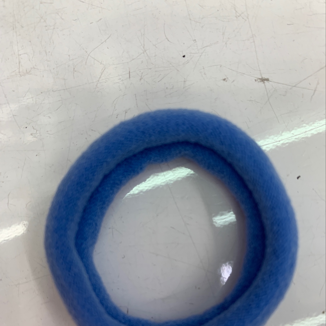 Small high elastic fabric blue rubber band thumbnail