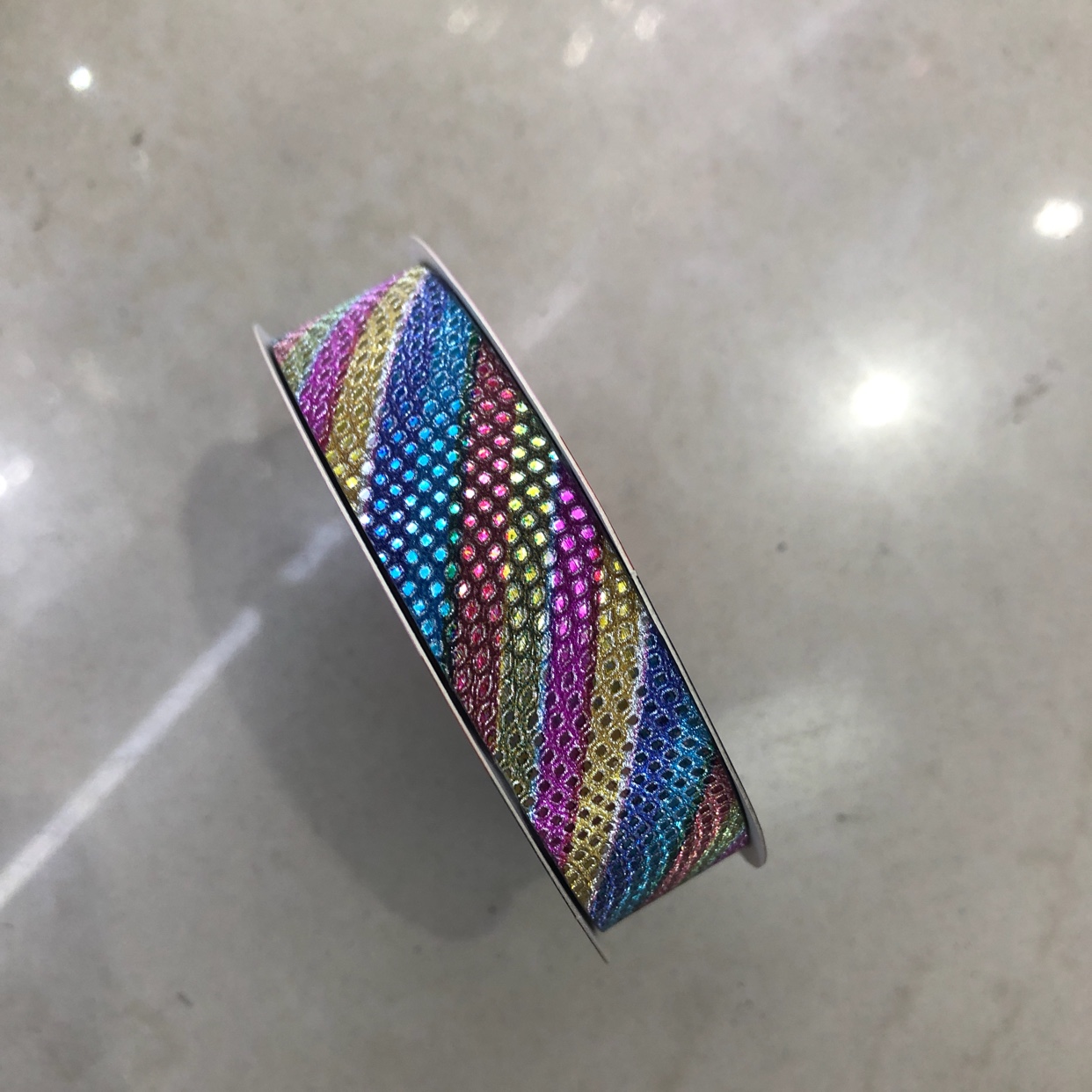 1.8cm5米 金粉圆点彩带产品图