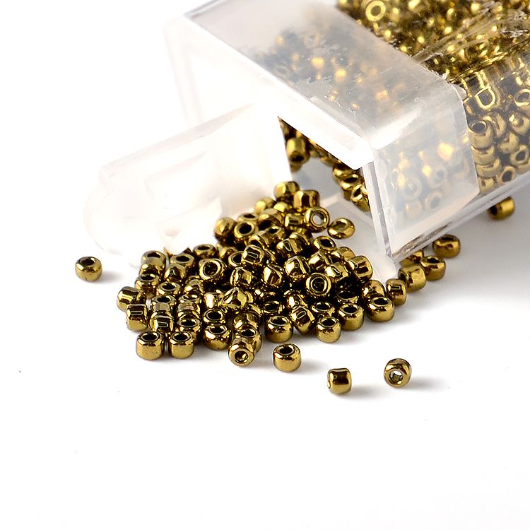 日本进口玻璃米珠MGB星牌12/0电镀系列散珠服饰辅料小米珠详情图3