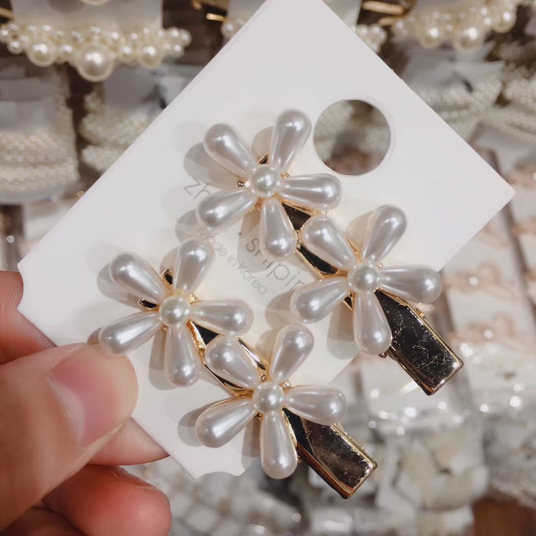 Korean Version Of The New Fashion Trend Headdress Edge Clip, Pressure Clip Wholesale 50 Batches