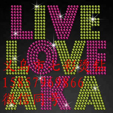 时尚环保过水洗测试烫钻 花朵烫图 人物烫图 网袜烫钻 厂家直销