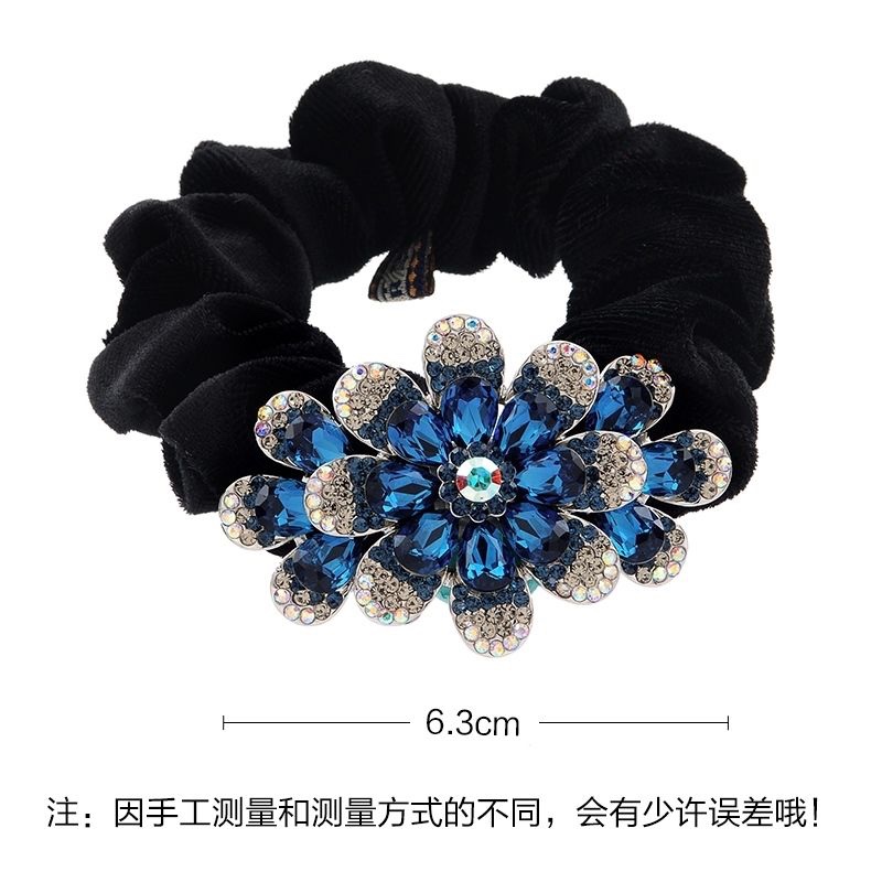 High-Grade Crystal Glass Accessories Flannel Circle details Picture