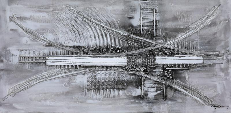 Pure Manual Three-Dimensional Production Of Abstract Oil Painting Home Decoration Oil Painting Living Room Bed Background Wall Decoration Oil Painting