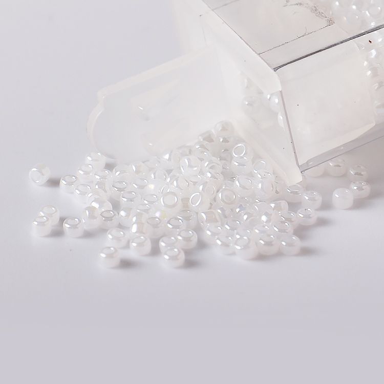 日本进口玻璃米珠MGB星牌12/0奶油系列散珠服饰辅料小米珠管珠详情图3