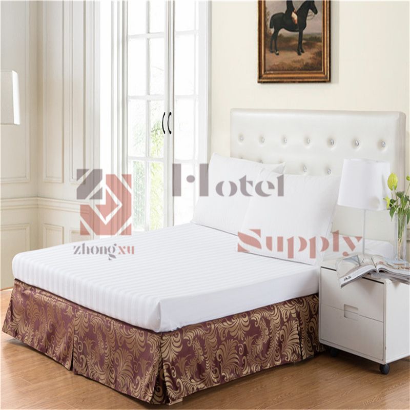Hotel Hotel bed linen bulk distribution hotel special bed skirt bed cover hotel room bed set bed skirt full figure