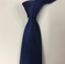 2020年新款男士领带 深蓝色涤纶领带编织提花小点点花纹领带工厂细节图