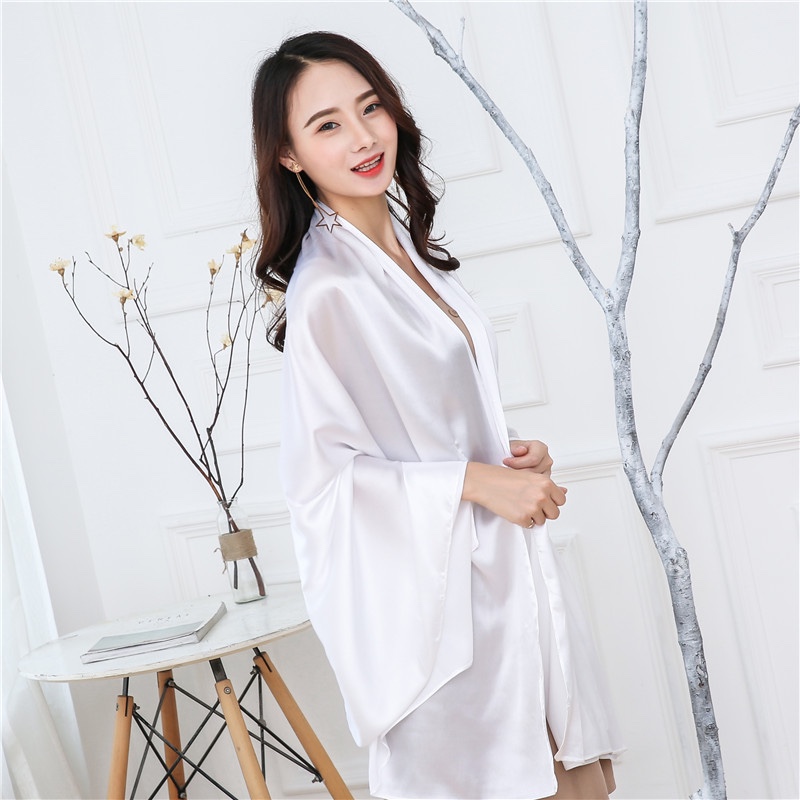 Extra grande color sólido verano slim protector solar chiffon chal largo otoño invierno viaje de las mujeres mar, playa gasa toalla para ir al trabajo
