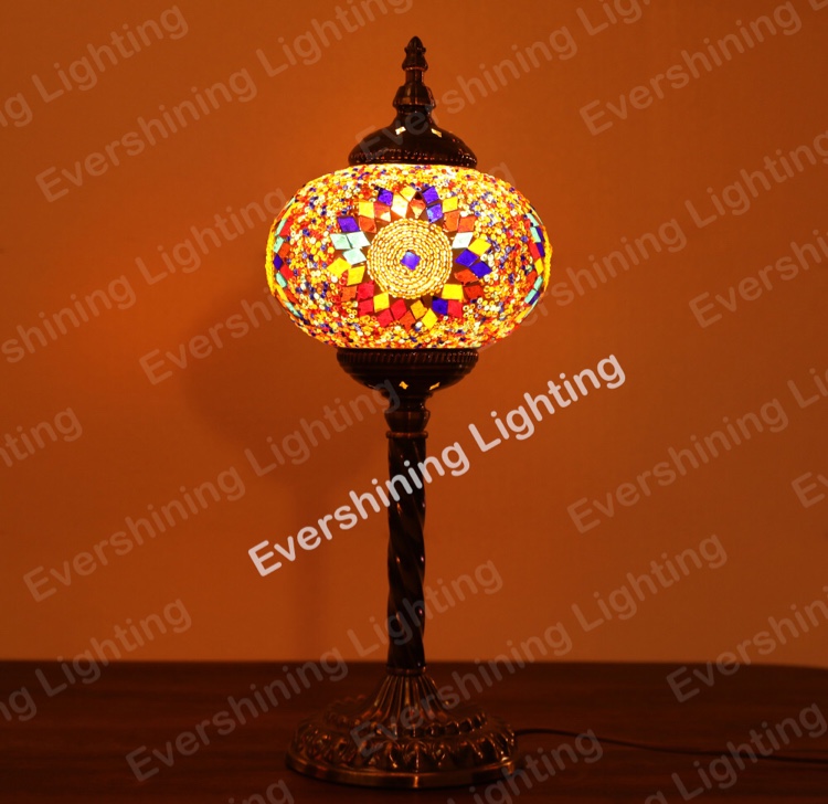Turkish Mosaic lamp decorative lamp large shade
