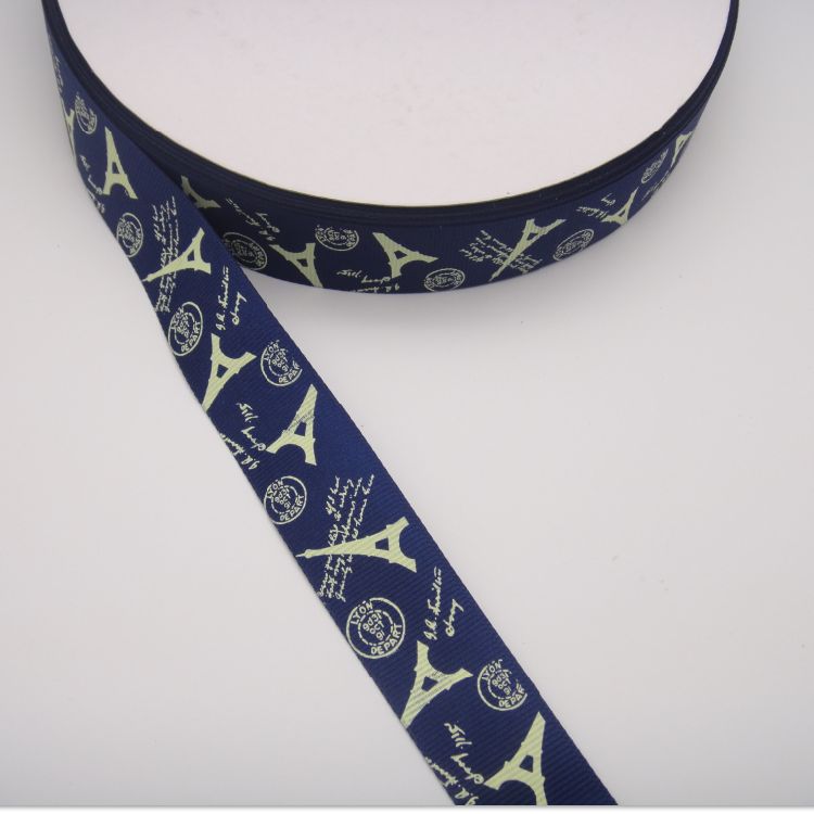 Polyester Belt, Ribbed Belt Printing Tower Pattern Manufacturers Direct Sales undefined