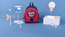Yiwu Good Cargo Psychedelic Space - Red children backpack /28708
