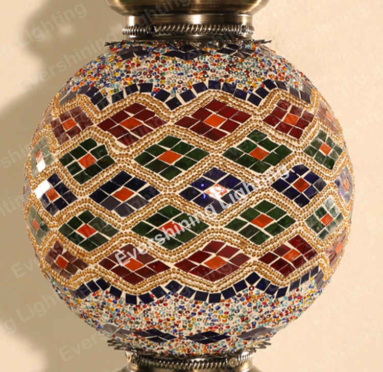 Turkish Mosaic floor lamp single spherical series Application Scenario