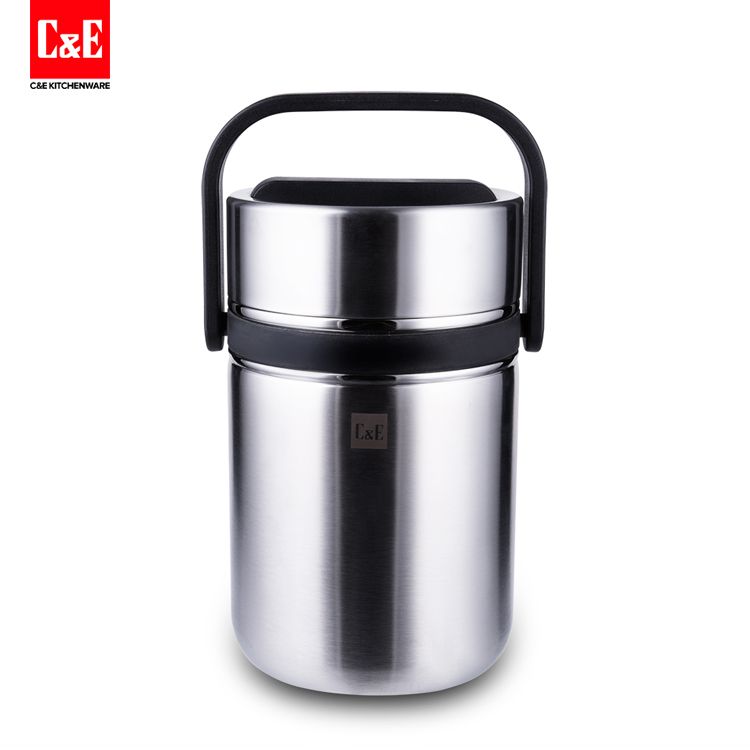 Yiwu Selection C&E chuangyi kitchenware new 304 stainless steel ultra-long insulation pot bucket large capacity lifting pot 1.6L thumbnail