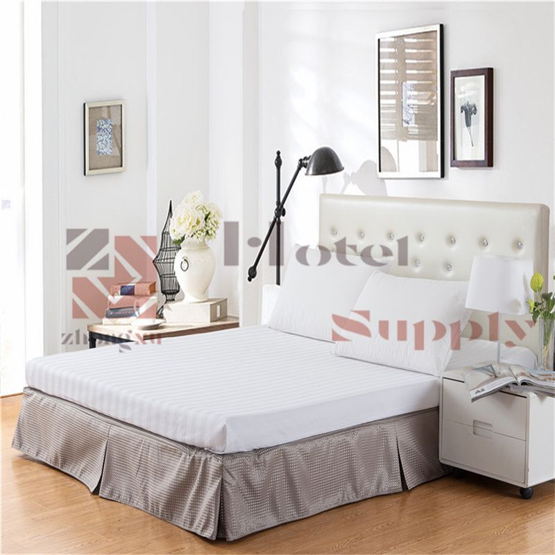 Hotel bed linen mass distribution hotel special bed skirt bed cover hotel room bed set bed skirt sheet full figure