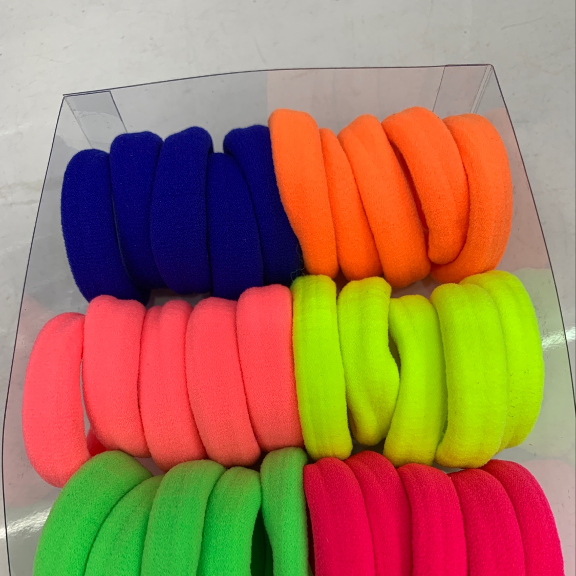 Small high elastic fabrics fluorescent rubber bands
