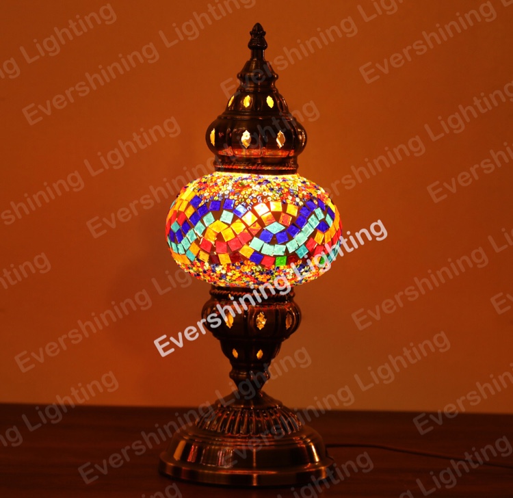 Turkish Mosaic lamp decorative lamp medium table lamp