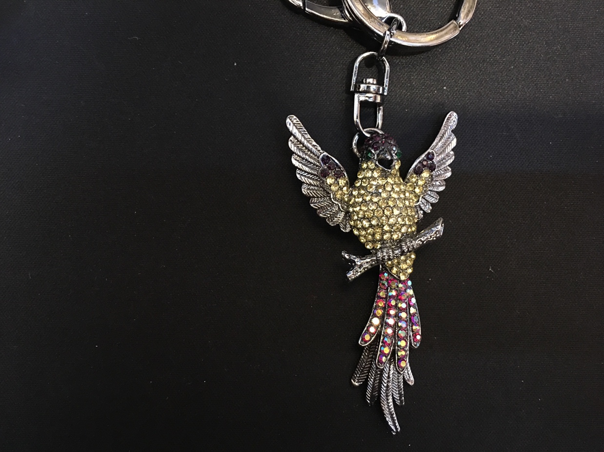 合金镶钻钥匙扣之燕子