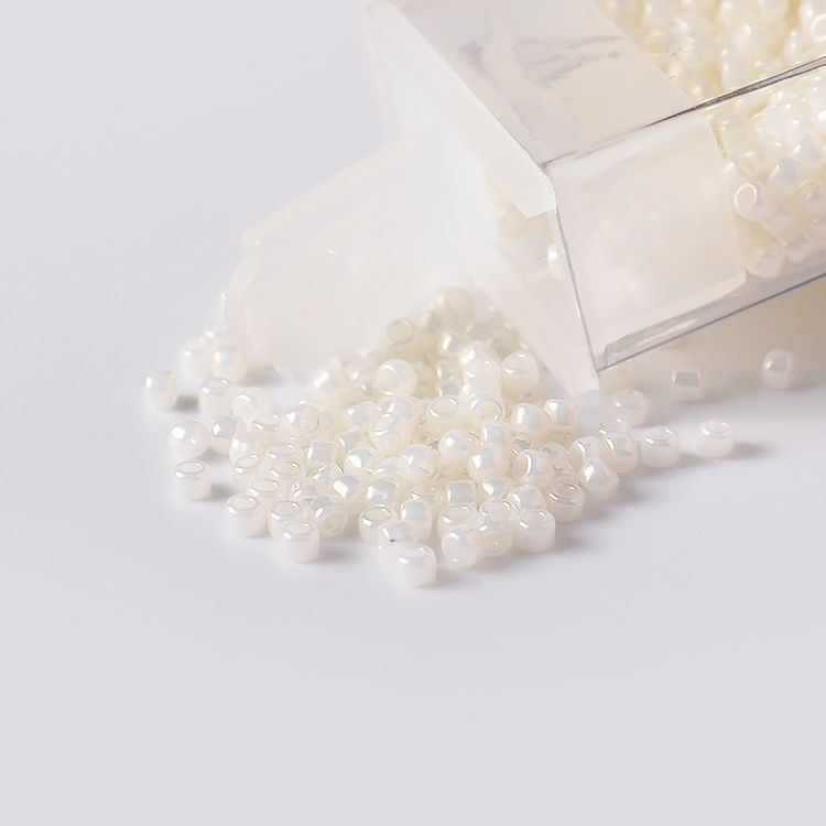 日本进口玻璃米珠MGB星牌12/0奶油系列散珠服饰辅料小米珠管珠详情图6