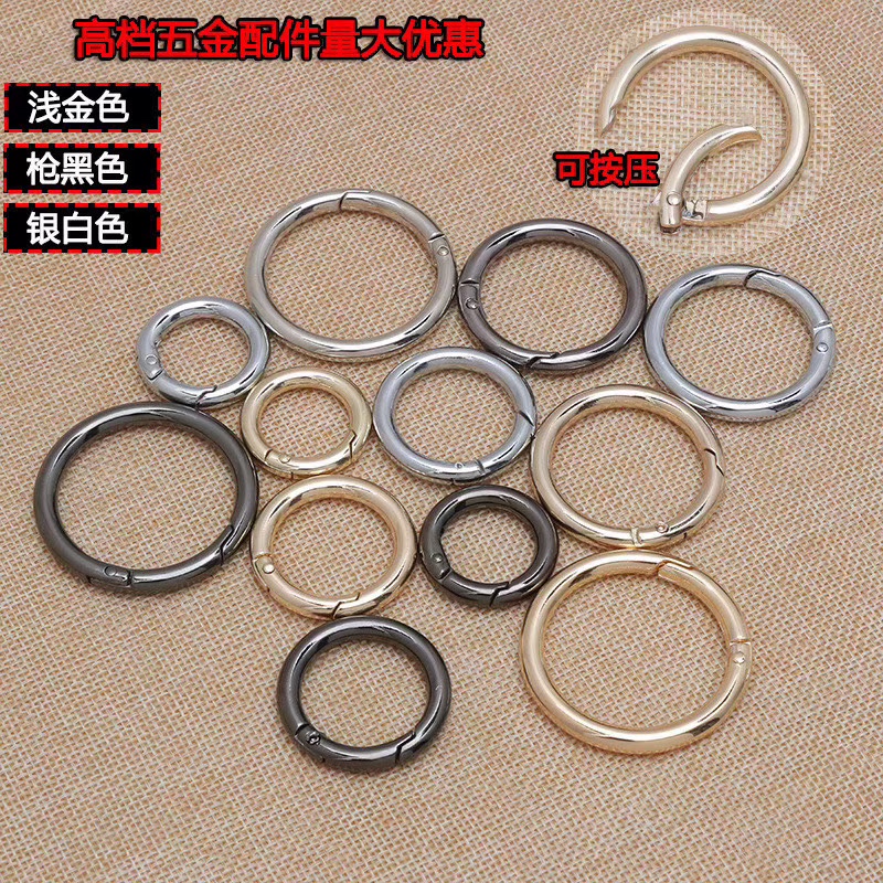 Spring buckle sizes and specifications are complete, and delivery is prompt. Specification image