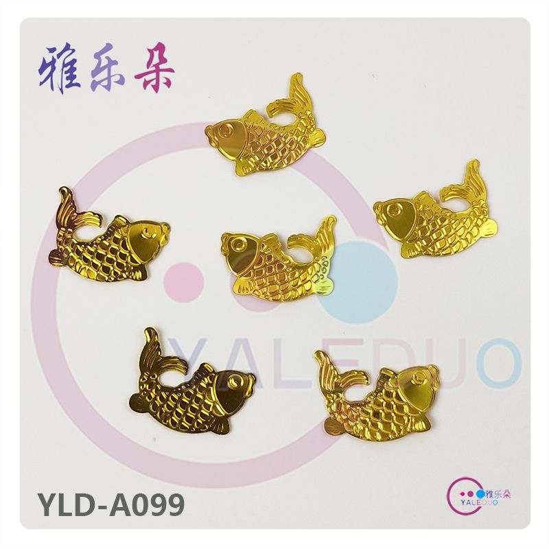 PVC23x18mm carp sequins, holiday and New Year decorations, diy handmade accessory materials, clothing sequin accessories