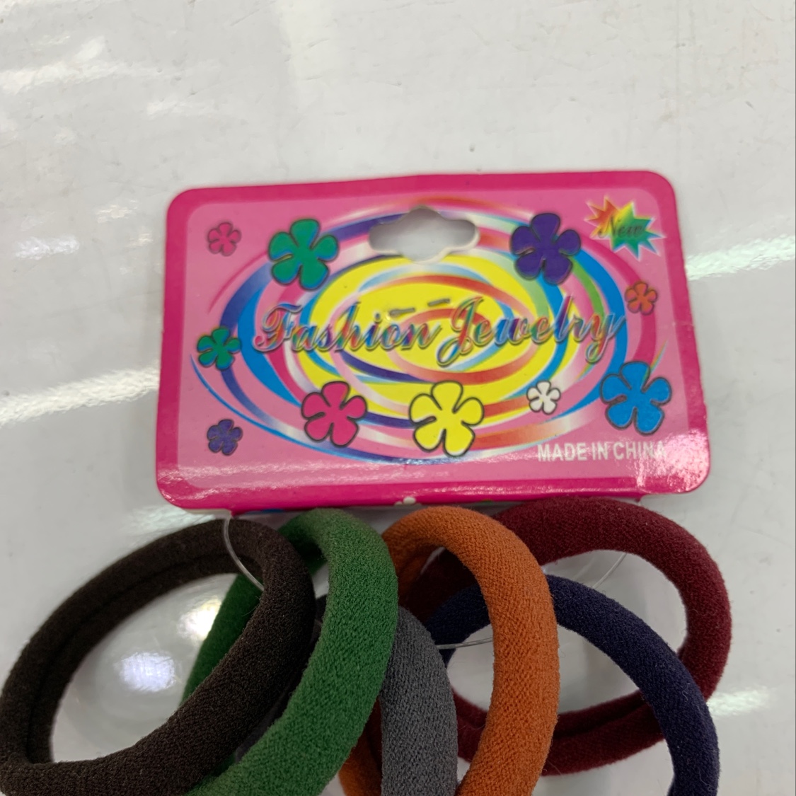 Top card with 6 color combinations and rubber bands thumbnail