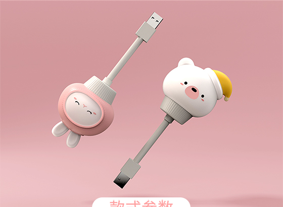 小夜灯，兔子小夜灯卡通小夜灯，USB接口小夜灯细节图