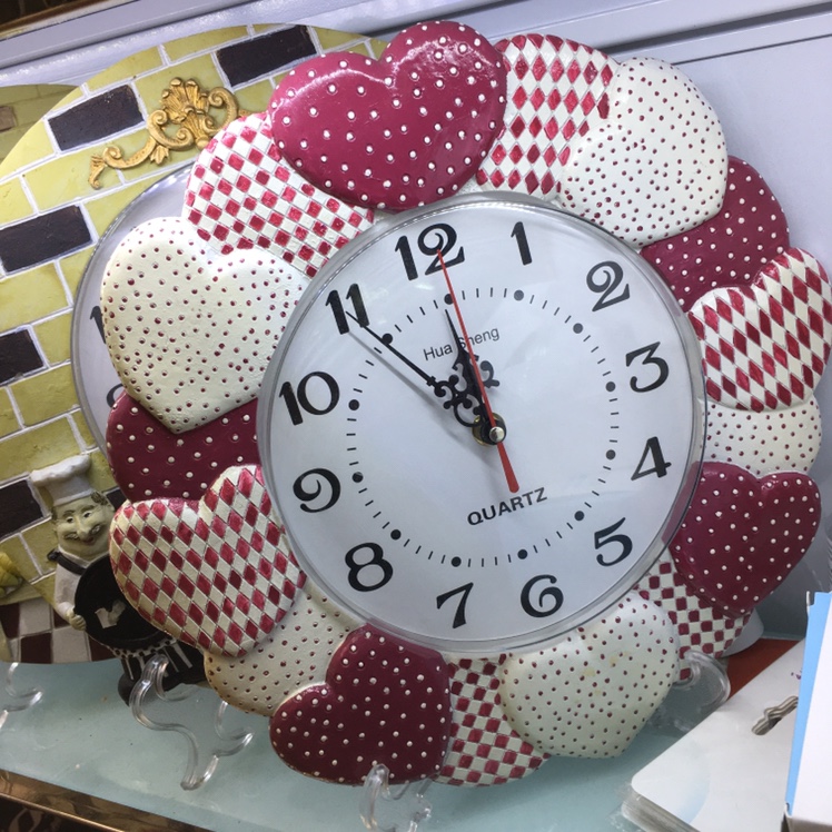 金属外壳劳士表挂钟 铜钟设计 布谷鸟报时 钟表电子显示 学生专用