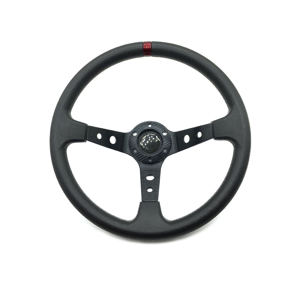 Car modification racing steering wheel, velvet leather /PU/PVC modified steering wheel, deep concave steering wheel, 350/320MM