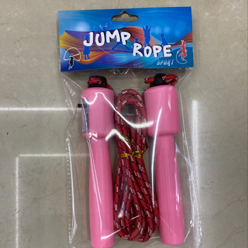 The colors of the counter skipping rope are mixed details Picture