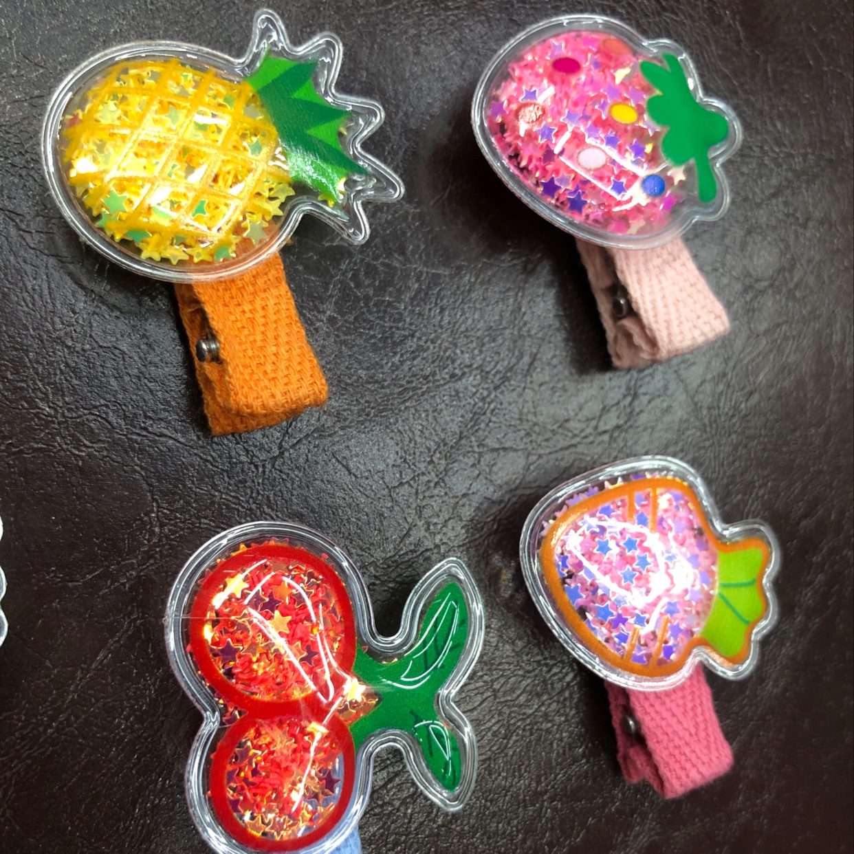 Baby hair accessories, bangs clips, girls' hair clips, headwear clips, Korean version princess 5-piece set, children's hair clips Specification image