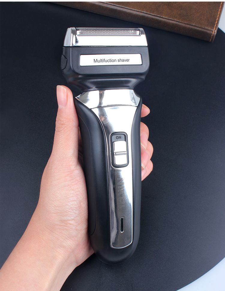 7071 Cross-border exclusive reciprocating multi-functional dual-head electric shaver, full-body washable razor detail image 19