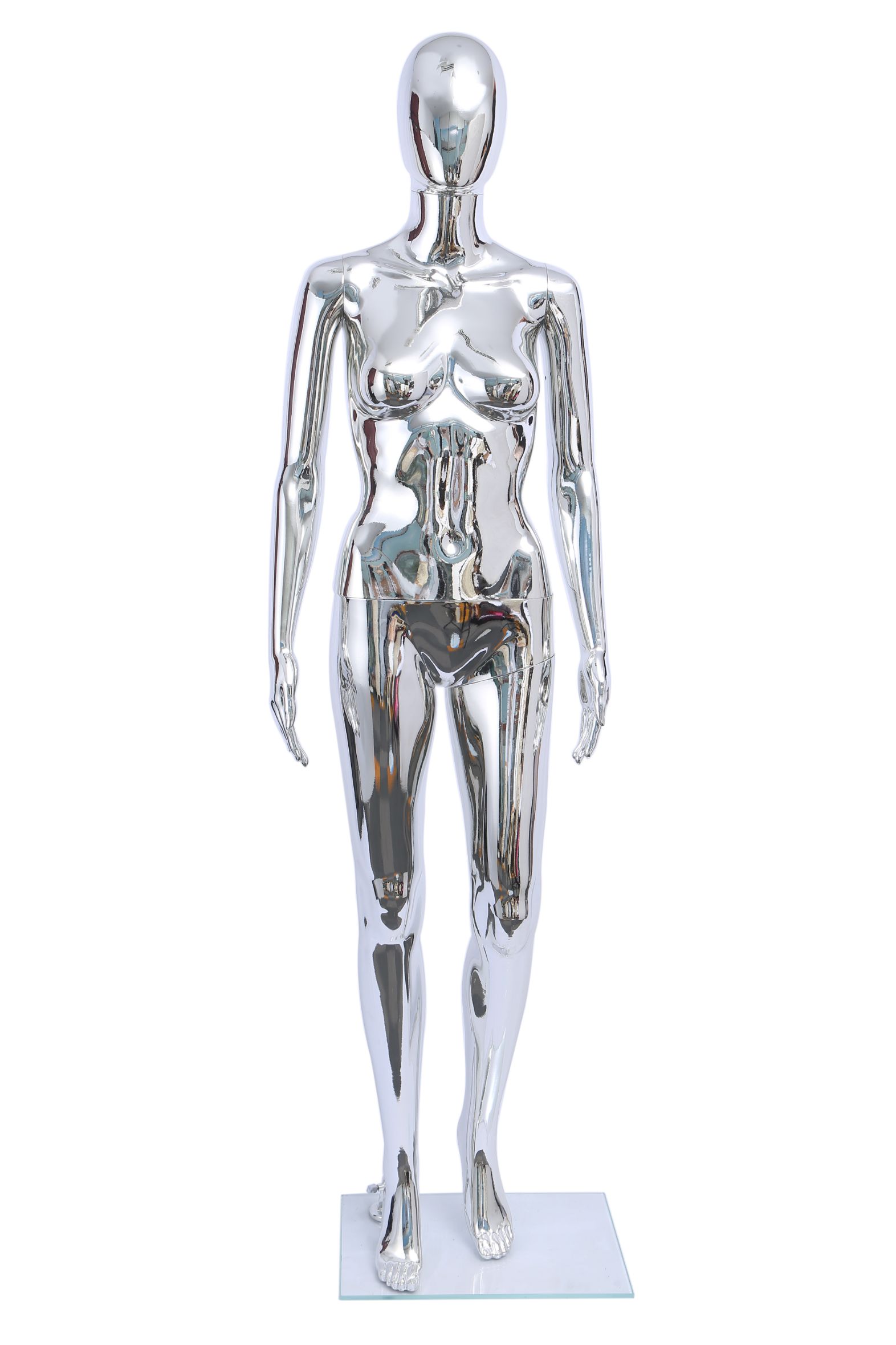 The factory direct sale plastic body model electroplating paint model can make to order all kinds of color clothing display stand