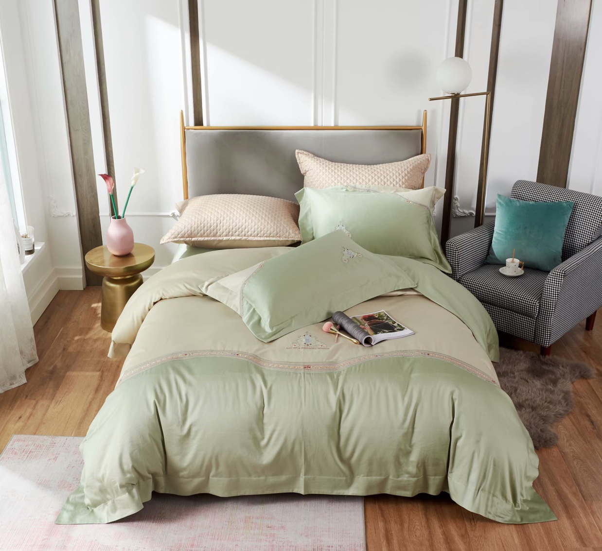 120-count long-staple cotton - The Mystery of Hailan! The embroidery technique is simple and elegant!