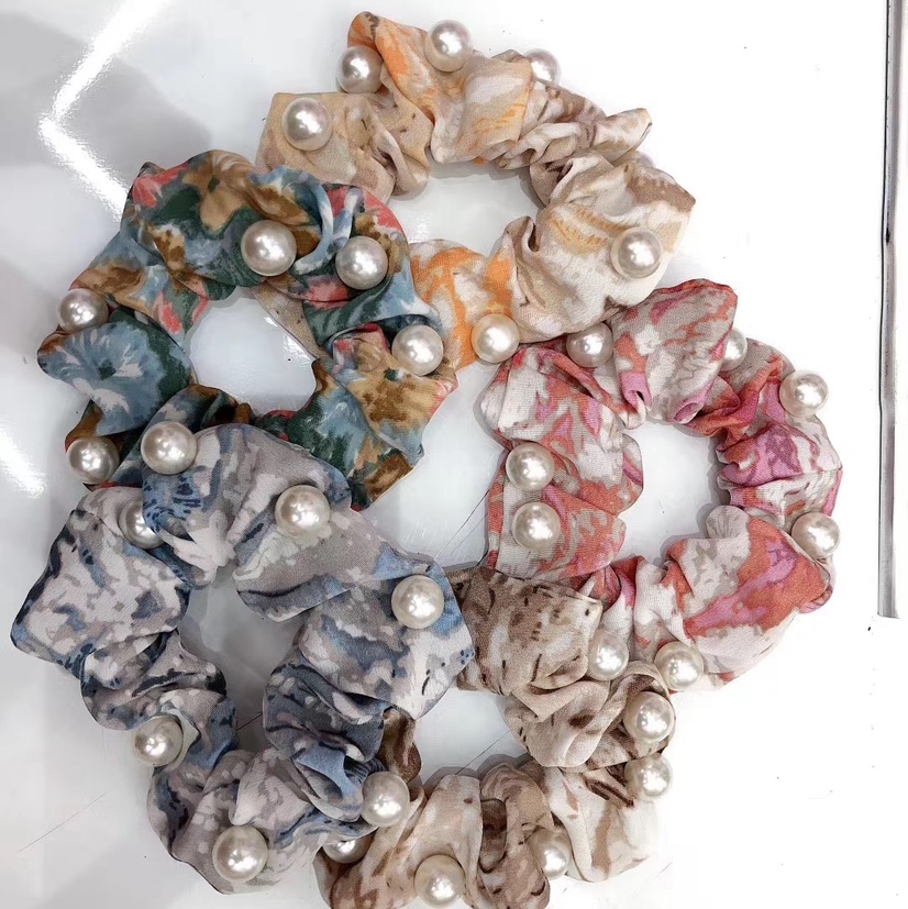 Fashion floral beaded cloth ring thumbnail