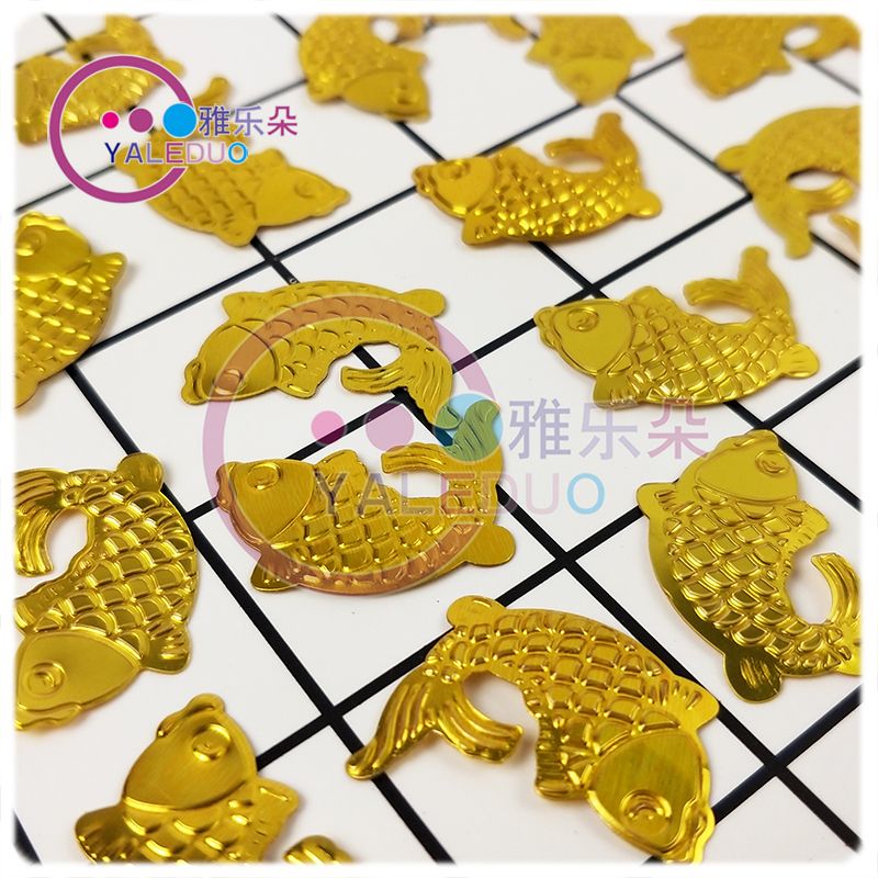 PVC23x18mm carp sequins, holiday and New Year decorations, diy handmade accessory materials, clothing sequin accessories Specification image