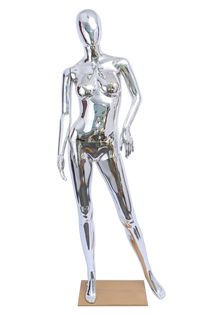 Model manufacturer direct sale plastic body model electroplating paint model can be customized various colors of clothing display rack