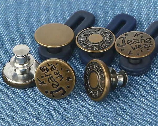 Button-down waistbutton adjustable detachable jeans button-down fastener fastener fastener fastener