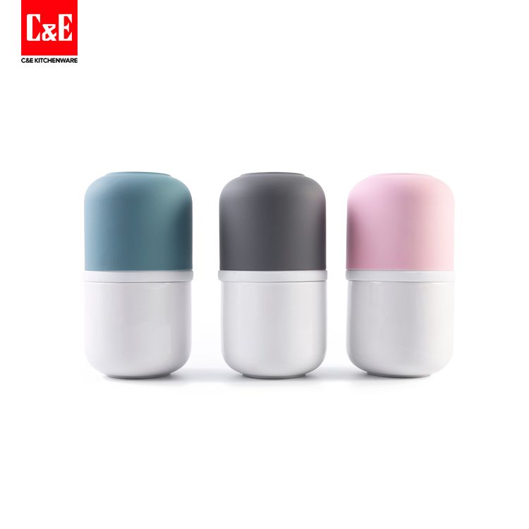Yiwu Selection C&E creative kitchen utensils and appliances compact portable new concept coffee set 304 double-layer filter free food grade silica gel