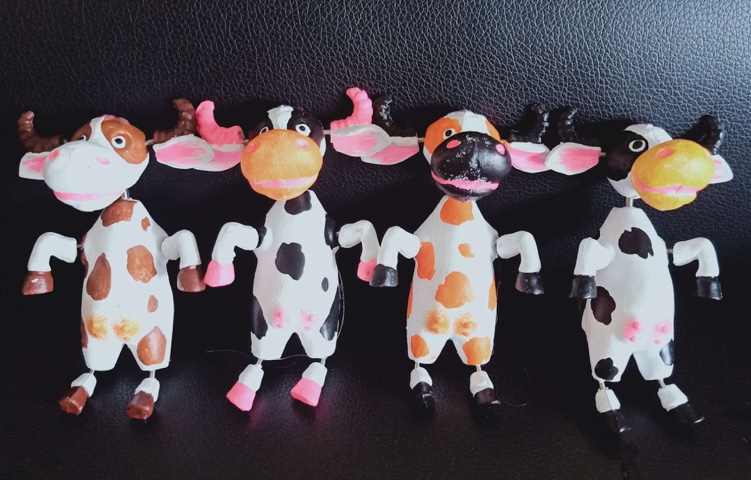 Fridge stickers for the zodiac sign of the Ox
