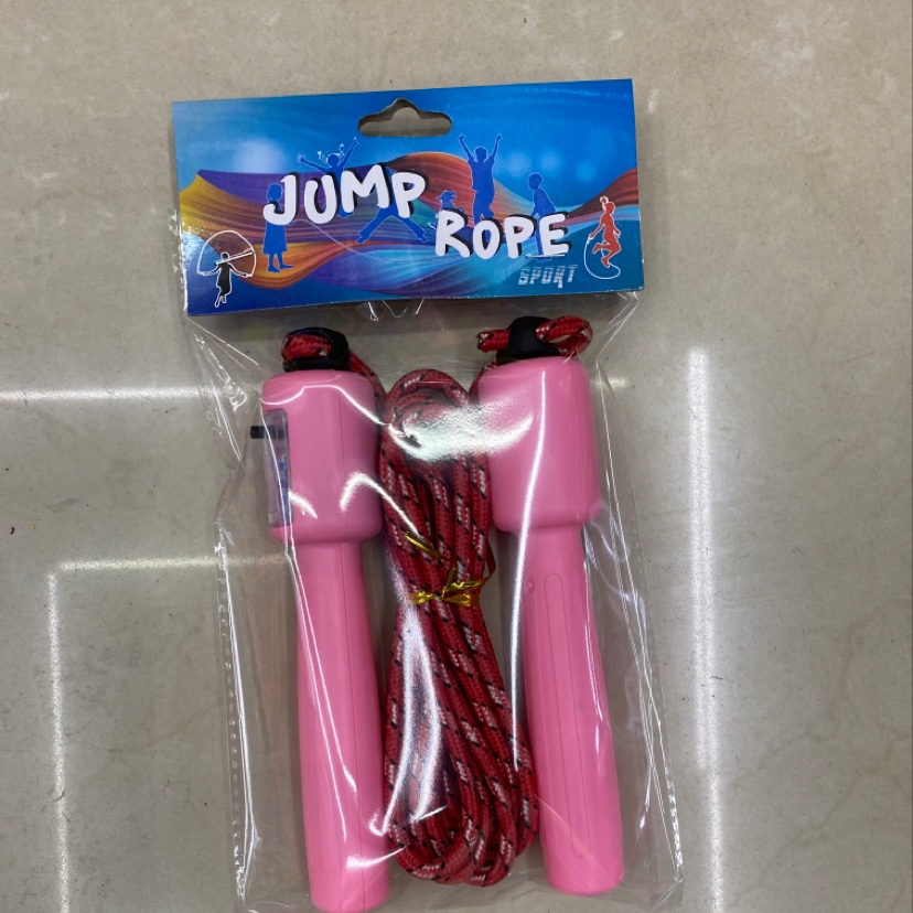 The colors of the counter skipping rope are mixed