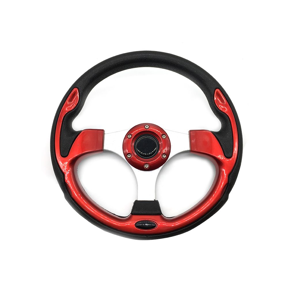 The video game racing game steering wheel has been modified to a 14-inch aluminum alloy steering wheel