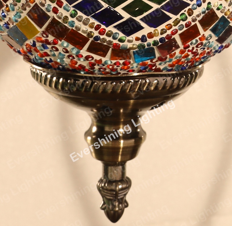 Turkish Mosaic table lamp decorative lamp with double-necked swan neck undefined