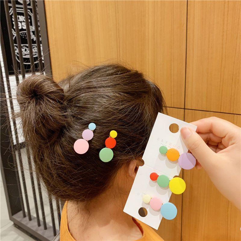 A versatile Chinese-style accessory for Hanfu that doesn't tangle hair - round wood bead press clip Specification image